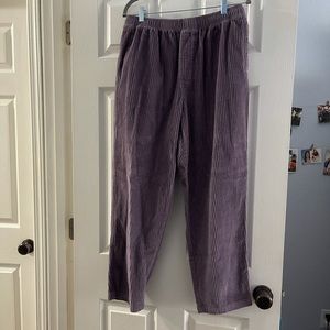 Urban Outfitters Size L purple corduroy pants.